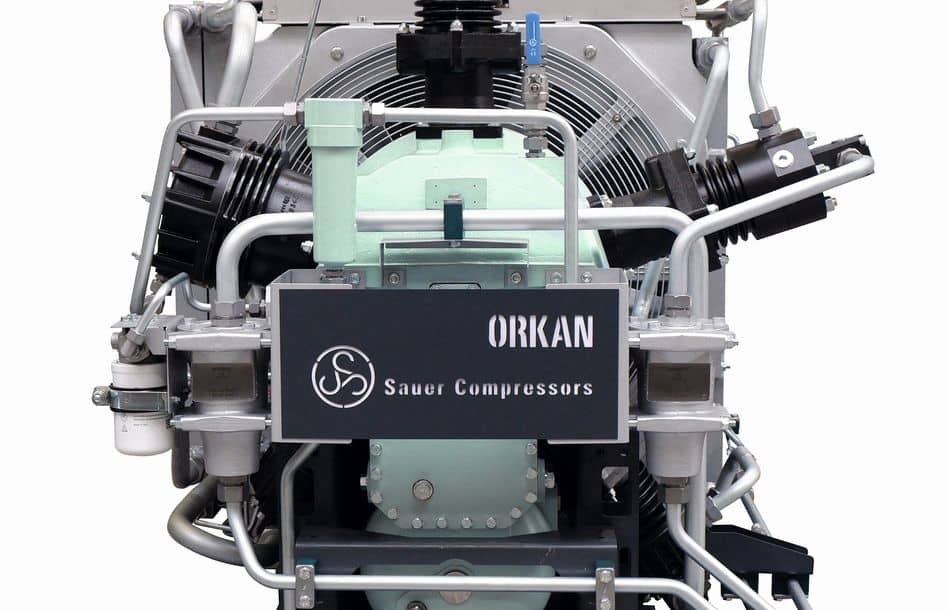 Sauer Compressors launcht Sauer Orkan, eine Baureihe für Hochdruckkompressoren, die sich für die Verdichtung vieler Gase eignen