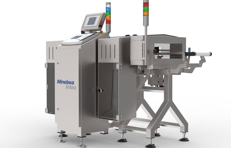 Minebea Intec erweitert sein Portfolio um die Essentus Performance L Combi. Die kombiniert eine Kontrollwaage und eine Metalldetektor.