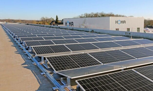 Neue PV-Anlage Teil des Nachhaltigkeitskonzepts von Homa