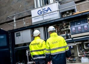 GEA nahm im Mai 2023 bei den Phonenix Zementwerken in Beckum eine Carbon Capture-Pilotanlage in Betrieb. (Foto: Tim Luhmann/GEA)