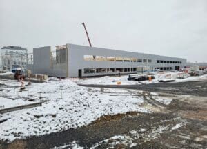 Im Technologiepark Fulda-West schreiten die Bauarbeiten am Jumo-Werk Sensilo weiter zügig voran. 