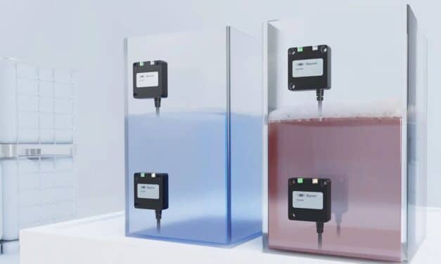 Abgebrühter Sensor detektiert Füllstände