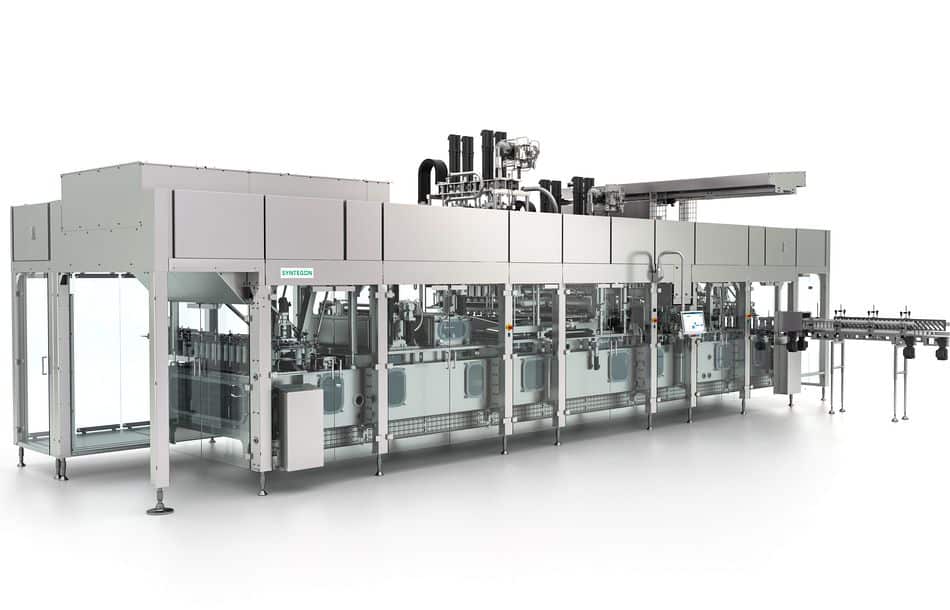Für die Abfüllung empfindlicher Produkte trennt die FBL Produktion und Mechanik gemäß dem Tunneldesign von Ampack/Syntegon Für die Abfüllung empfindlicher Produkte trennt die FBL Produktion und Mechanik gemäß dem Tunneldesign von Ampack.