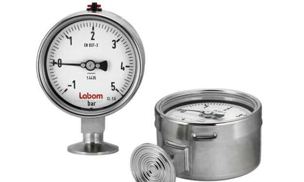 Druckmessgerät für hygienische Verfahrenstechnik