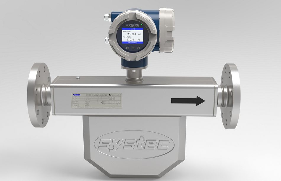 Der neue Coriolis Durchflussmesser SYS-SMF eignet sich für Flüssigkeiten und Gase.