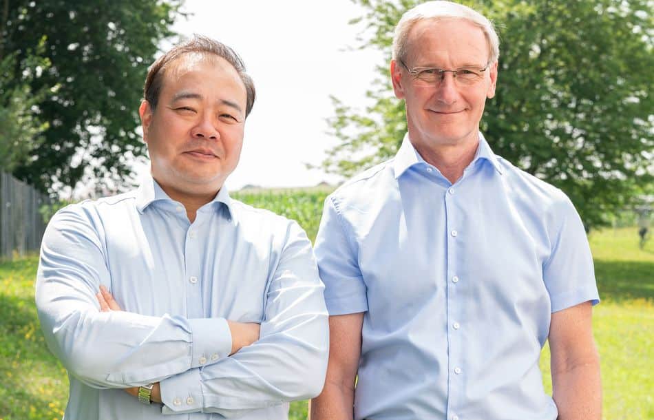 Geschäftsführung Markt: Min Kim (li) und Geschäftsführung Technik: Wolfgang Pucher Geschäftsführung Markt: Min Kim (li) und Geschäftsführung Technik: Wolfgang Pucher.