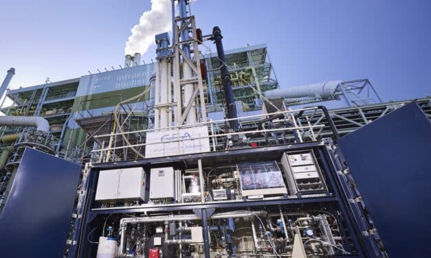 Industriepark Höchst: Carbon Capture-Pilotanlage geht in Betrieb